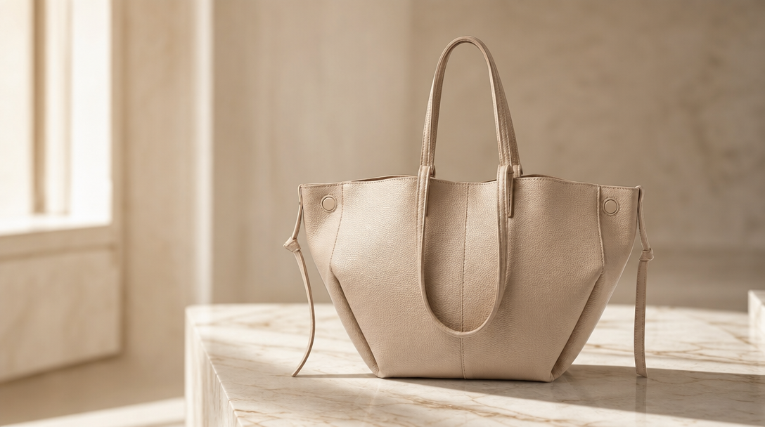 Aloura Tote – Ivory Beige