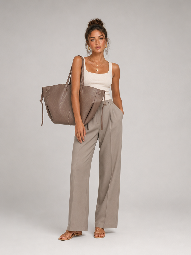 Aloura Tote Coffee Brown
